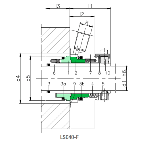 Patrontätning LSC40-F