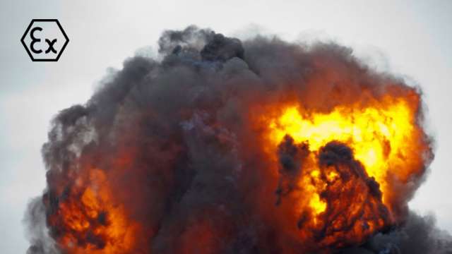Explosion och ATEX-logo