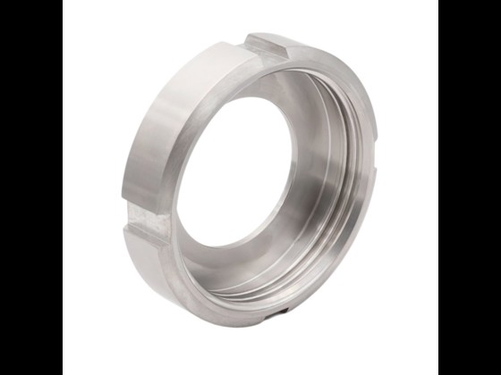 Mutter till DIN synglas tillverkade i rostfritt stål AISI 316. Lämpliga för både livsmedel och farmaceutiska produkter. Beställ i webbshoppen idag!