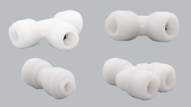 collage Push-in-kopplingar, pom