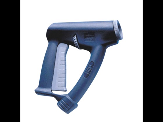 Robust industripistol med 3/4” gänga, justerbar stråle och låsbar utlösare. Tål 25 bar och 90 °C. För spolning och såpning. Beställ online på webbshoppen idag!