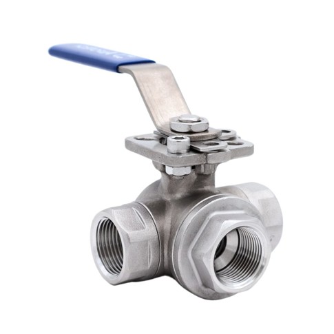 Kulventil 3-vägs, L-borrad