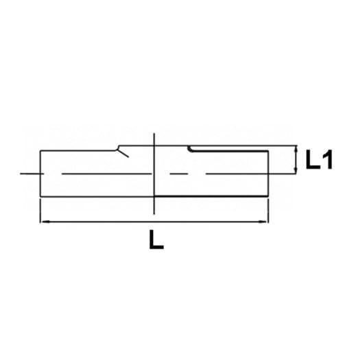 T-stycke, DS/SMS, kort gren