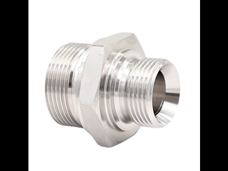 Reduktionssexkantnippel, 60 x 60 gr.