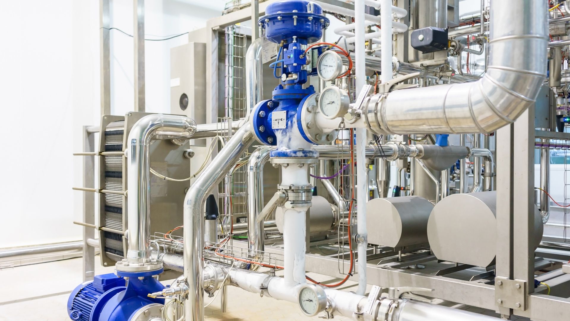 industrial pumps and pipes