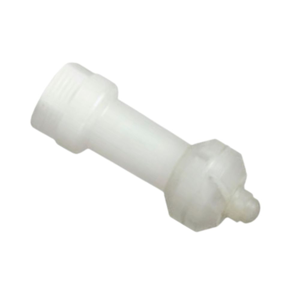 PVDF-rengöringsmunstycke avsett för rengöring av mindre tankar med en diameter på upp till 1 meter. Tål temperaturer upp till +90°C. Beställ online här!