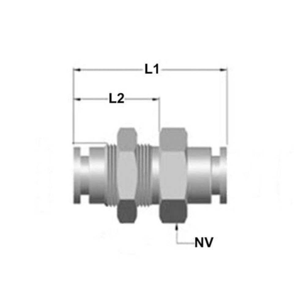 Push-in-skottgenomföring