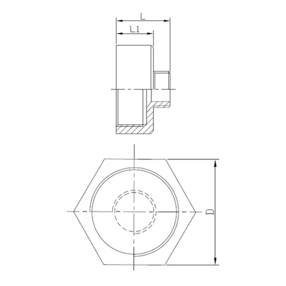 Gängrördelar, Spetsmuff