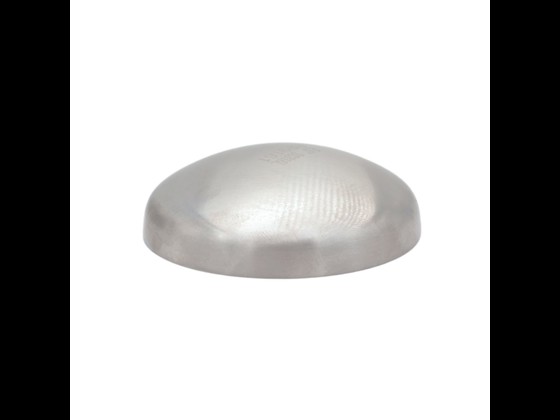 Slipad DS/SMS-rörkåpa i rostfritt stål, slipad för optimal hygien. Perfekt för säkra och hygieniska rörsystem. Beställ här!