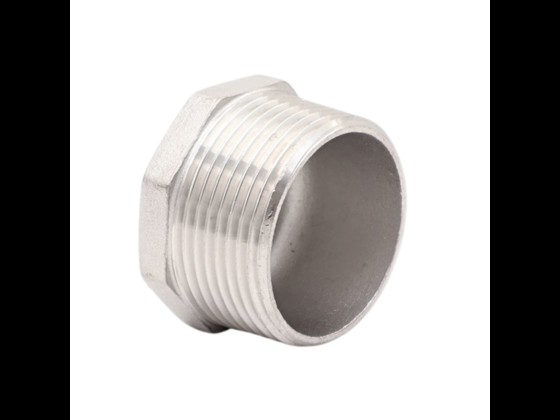 Propp med 6-kantshuvud i rostfritt stål AISI 316, anpassad för tryck upp till 10 bar. Hållbar och pålitlig för industribruk. Beställ här!