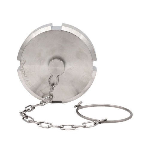 DIN slutmuff med tapp och kedja