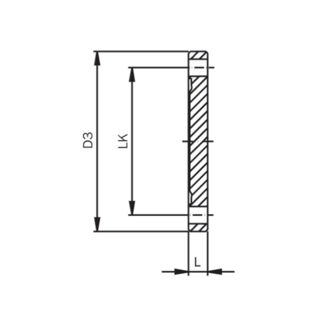 Flange blindliner, DIN, 11864, serie A