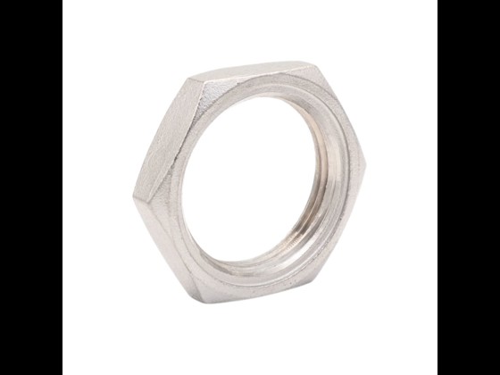 Låsmutter i rostfritt stål AISI 316, anpassad för tryck upp till 10 bar. Perfekt för industriellt bruk. Beställ här!