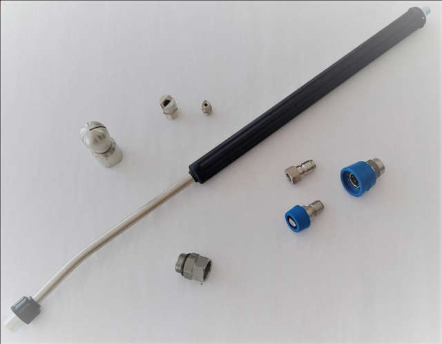 Spollans med munstycken