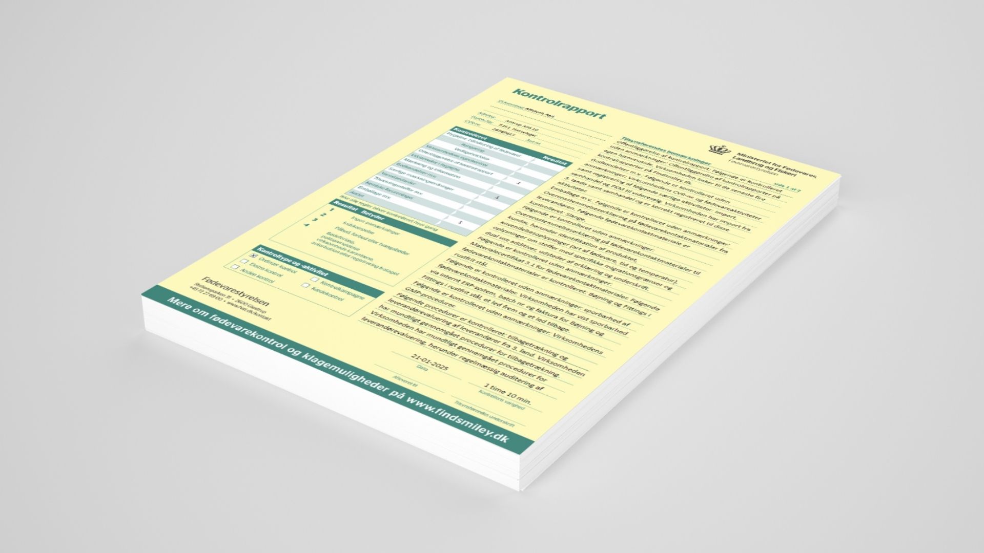 Registrerad hos och granskad av Danska veterinär- och livsmedelsverket