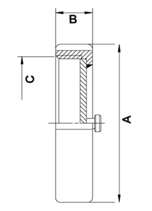 DS Slutmuff med tapp och kedja