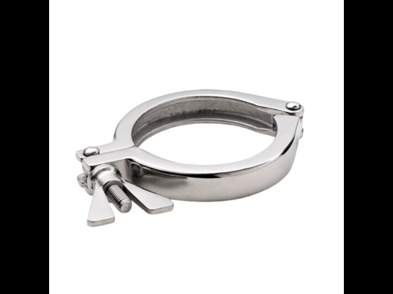 Hållbar DIN Clamp spännring för hygienisk användning inom livsmedelsindustrin. Enkel montering och lång livslängd. Beställ nu!
