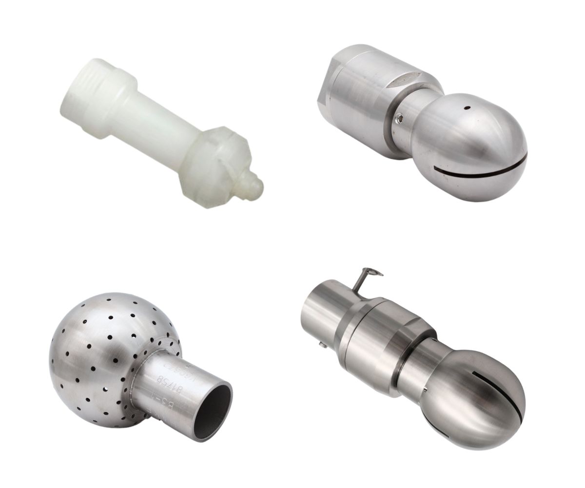 Rostfria, användarvänliga tvättkulor och rotormunstycken av högsta kvalitet för optimal tankrengöring. För krävande uppgifter i processindustrin. Beställ här!