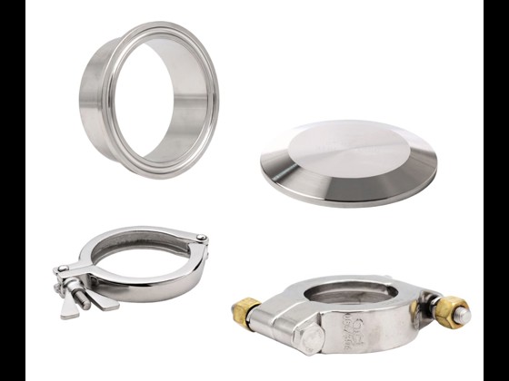 Våra rostfria DIN Clamp anslutningsdelar är perfekta för hygienisk användning inom livsmedelsindustrin. Robust konstruktion och enkel montering. Beställ nu!