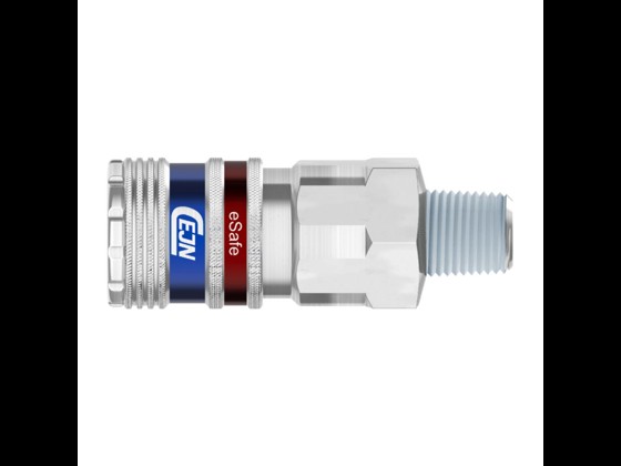 Cejn eSafe kopplingshus med utvändig BSP-gänga. Tillverkad i rostfritt stål AISI 316. Lång livslängd och idealisk för aggressiva miljöer. Beställ här!