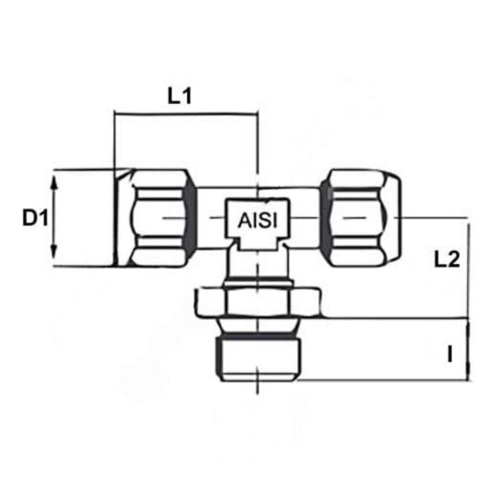 Push-on-T-stycke, svivel