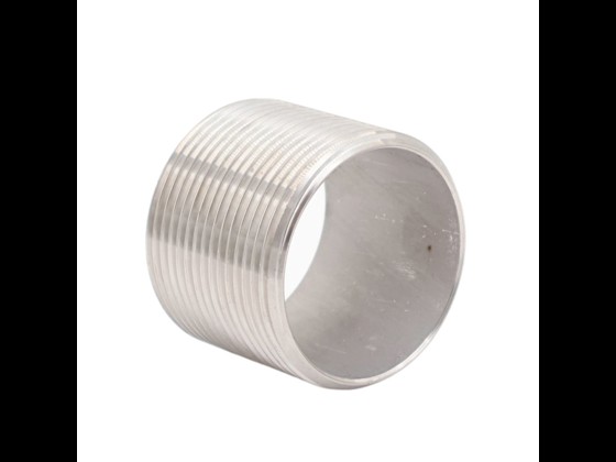 Rostfritt kapat nippelrör för höga hygienkrav inom livsmedelsindustrin. Robust och korrosionsbeständigt. Köp online nu!