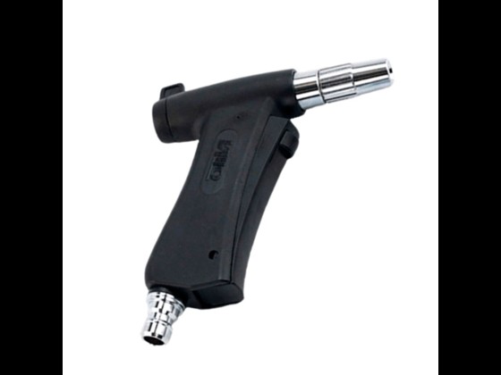 Spolpistol med kopplingsnippel, 1/2” gänga, justerbar och steglös stråle (0–60°). Tillverkad i mässing och rostfritt stål. Tål 4 bar och 40 °C. Beställ online!