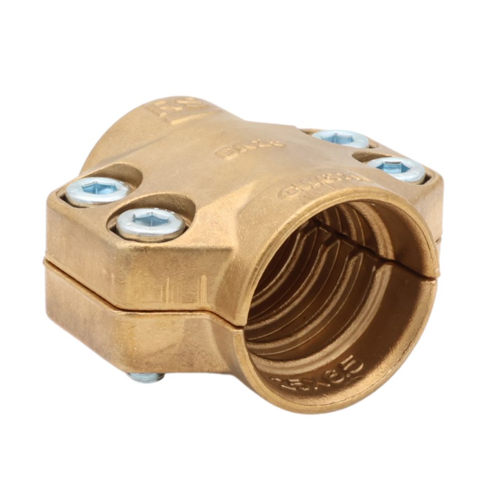 Alfotech's mässing klämbackar för DIN 2826 är av hög kvalitet och används för ånga. De dras åt runt slangen med bultar för optimal säkerhet. Beställ online.