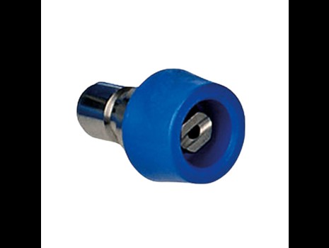 Insticksdel spolning, blå kod